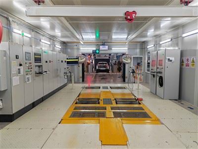Rholer Siasi Cynhwysfawr Automobile Dynamomedr Cerbyd Pŵer Torque Profwr Integredig Allyriadau Cyflymder